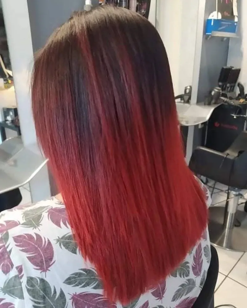 coloration rouge